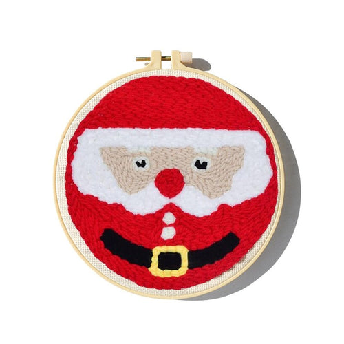 Punch Needle Starter Kits - Jolly Santa