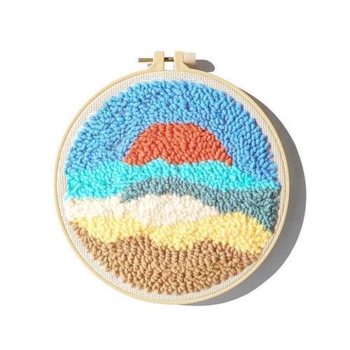 Punch Needle Starter Kits - Ocean Sunrise