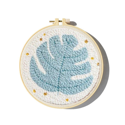 Punch Needle Starter Kits - Pastel Leaf