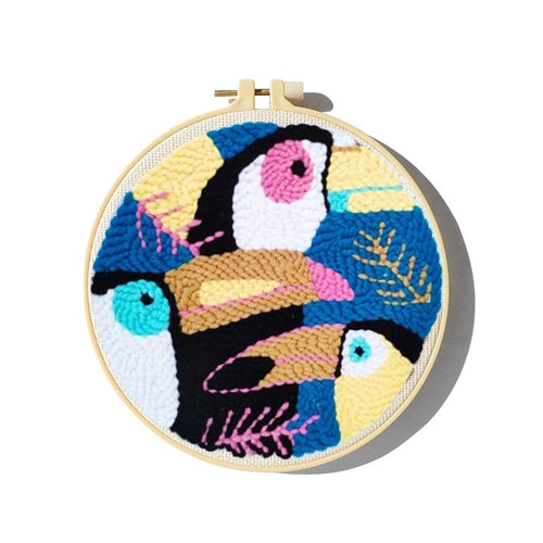 Punch Needle Starter Kits - Pretty Toucans