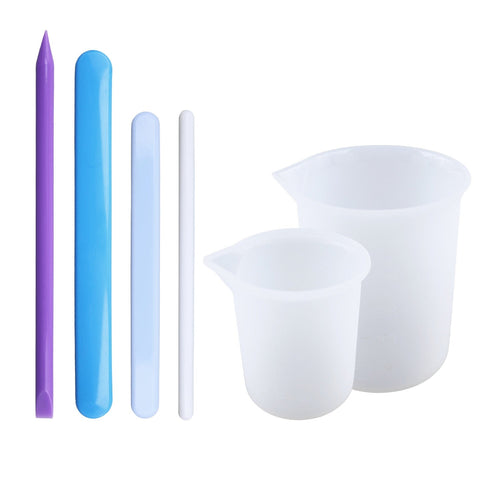 Reusable Non Stick Silicone Epoxy Resin Mixing Tool Kit