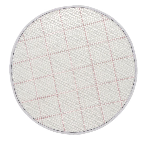 Round Blank Latch Hook Rug Canvas Mesh 38 x 38cm