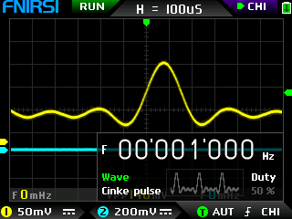 signal generator menu