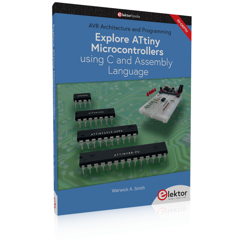 Explore ATtiny Microcontrollers using C and Assembly Language