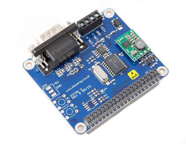 PiCAN 2 - CAN-Bus Board for Raspberry Pi 2/3 with SMPS