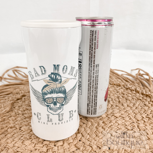 Mom Tumbler and Can Cooler - 4 in 1 Design Mom Juice Travel Mug