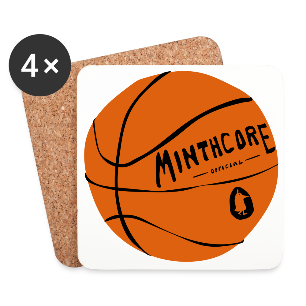 Minthcore Coasters (set of 4) - white