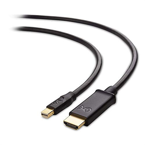 Cable Matters Mini DisplayPort to HDTV Cable in Black 25 Feet - Thunderbolt and Thunderbolt 2 Port Compatible