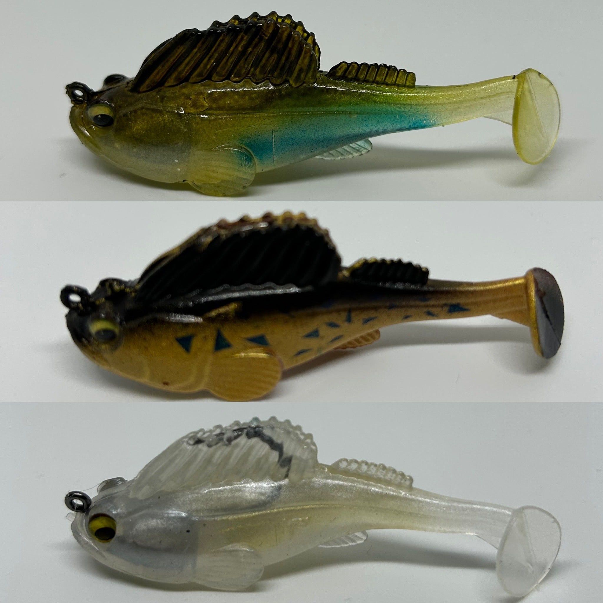 Medium Weighted Weedless Bass Lures