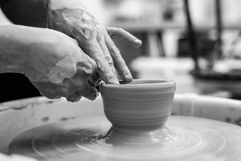 pottery-making