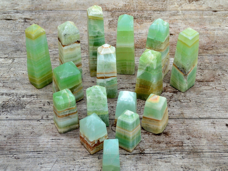 Calcite verte - chakra pistache