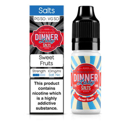 Dinner Lady premium 10ml salts. Sweet Fruits