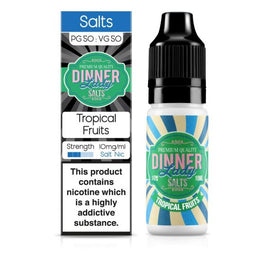 Dinner Lady premium 10ml salts Tropical Fruits