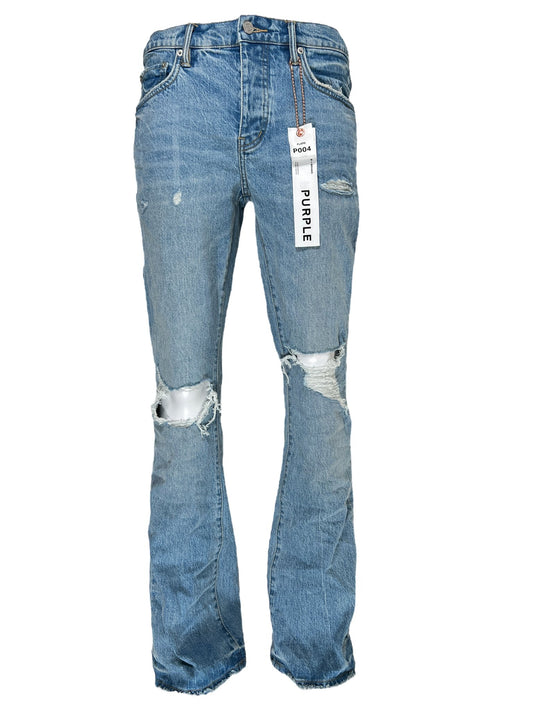 Purple Brand Full Repair Flare Jeans