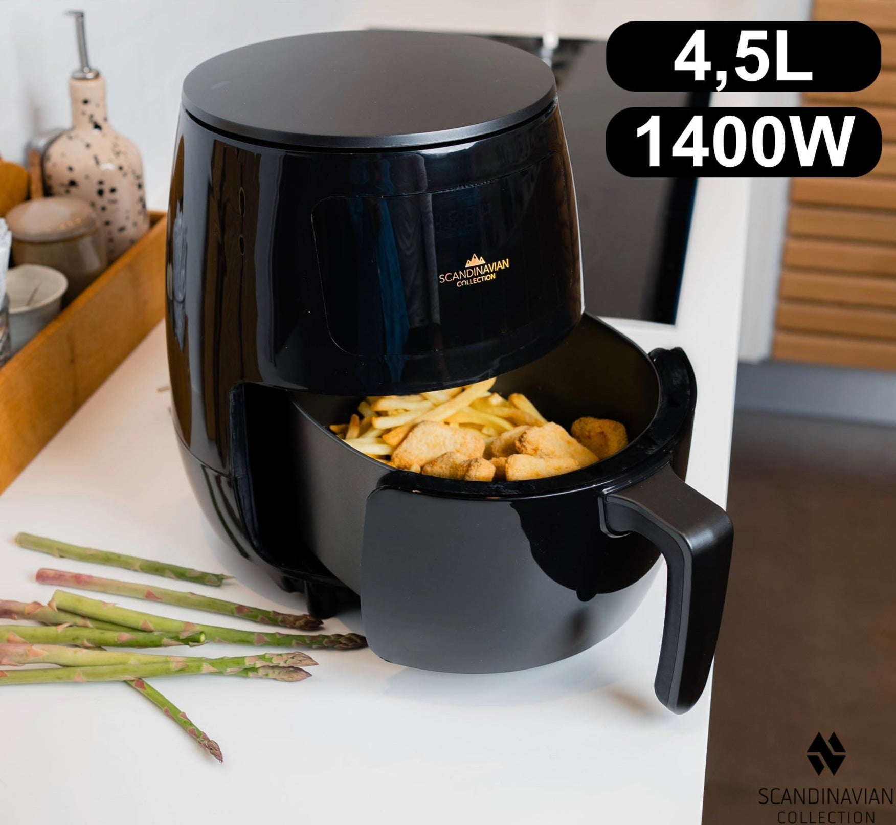 Airfryer | 4,5 Justeres 80-200 | Scandinavian Collection