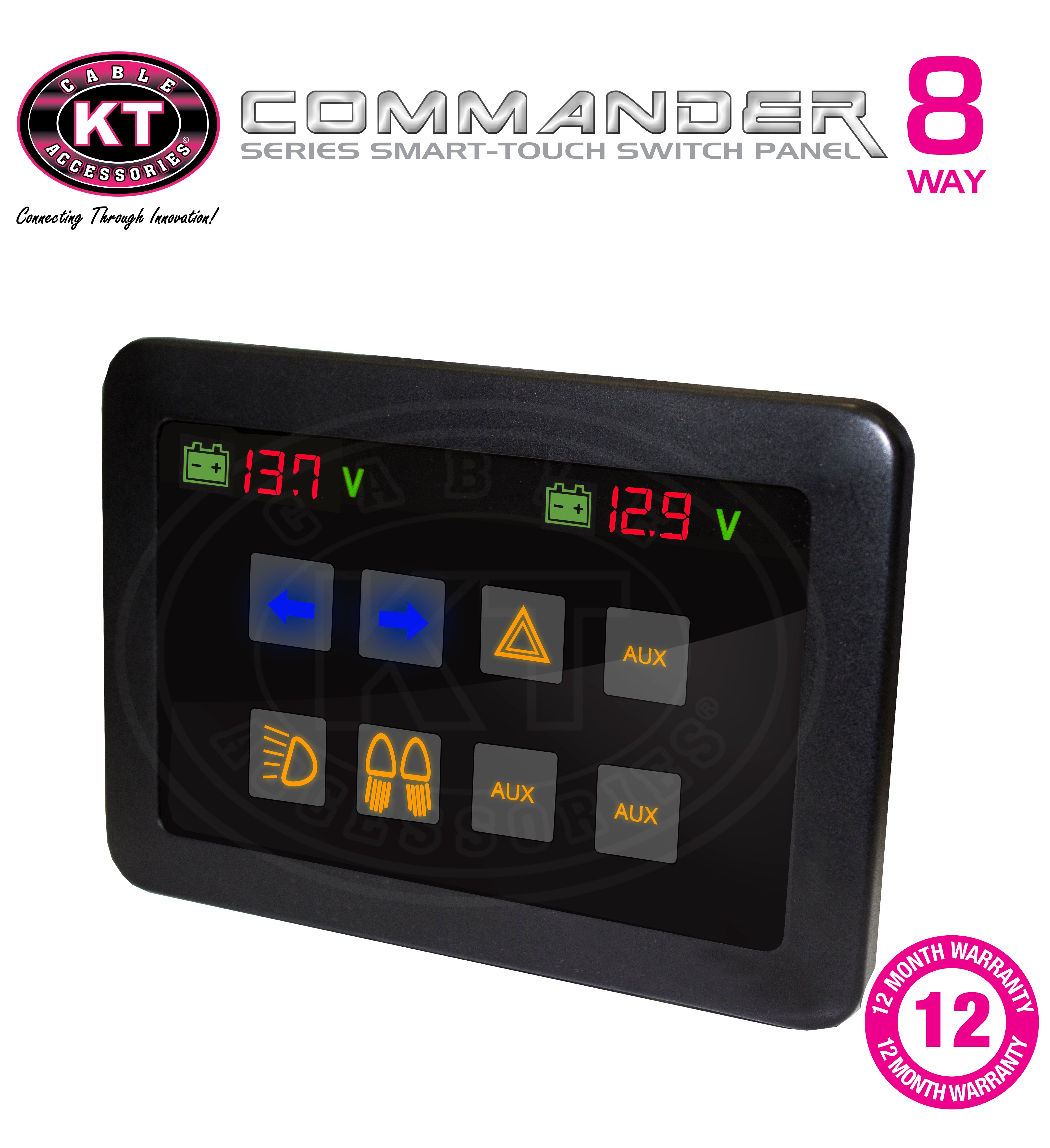 8 Way Switch Panel ON