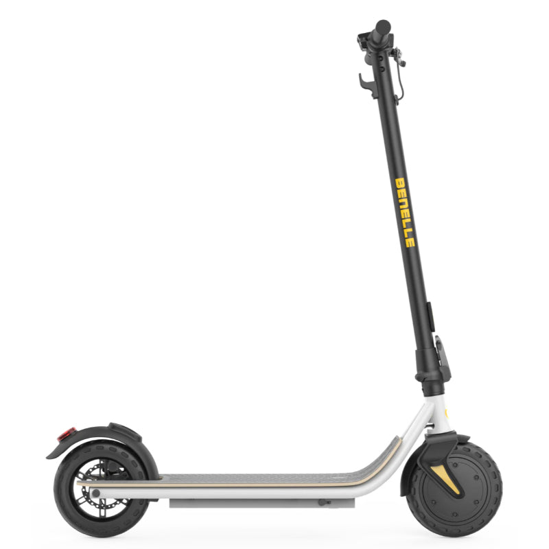 benelle-c20-electric-scooter-in-colour-black-and-white-left-side-view