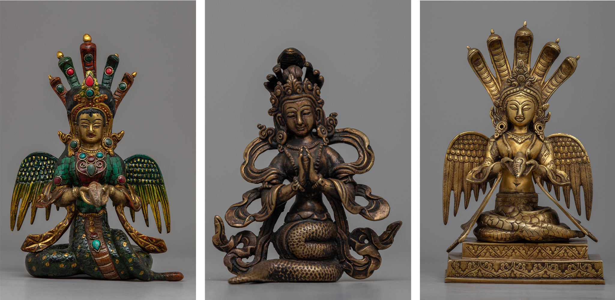 Naga Kanya Goddess statues