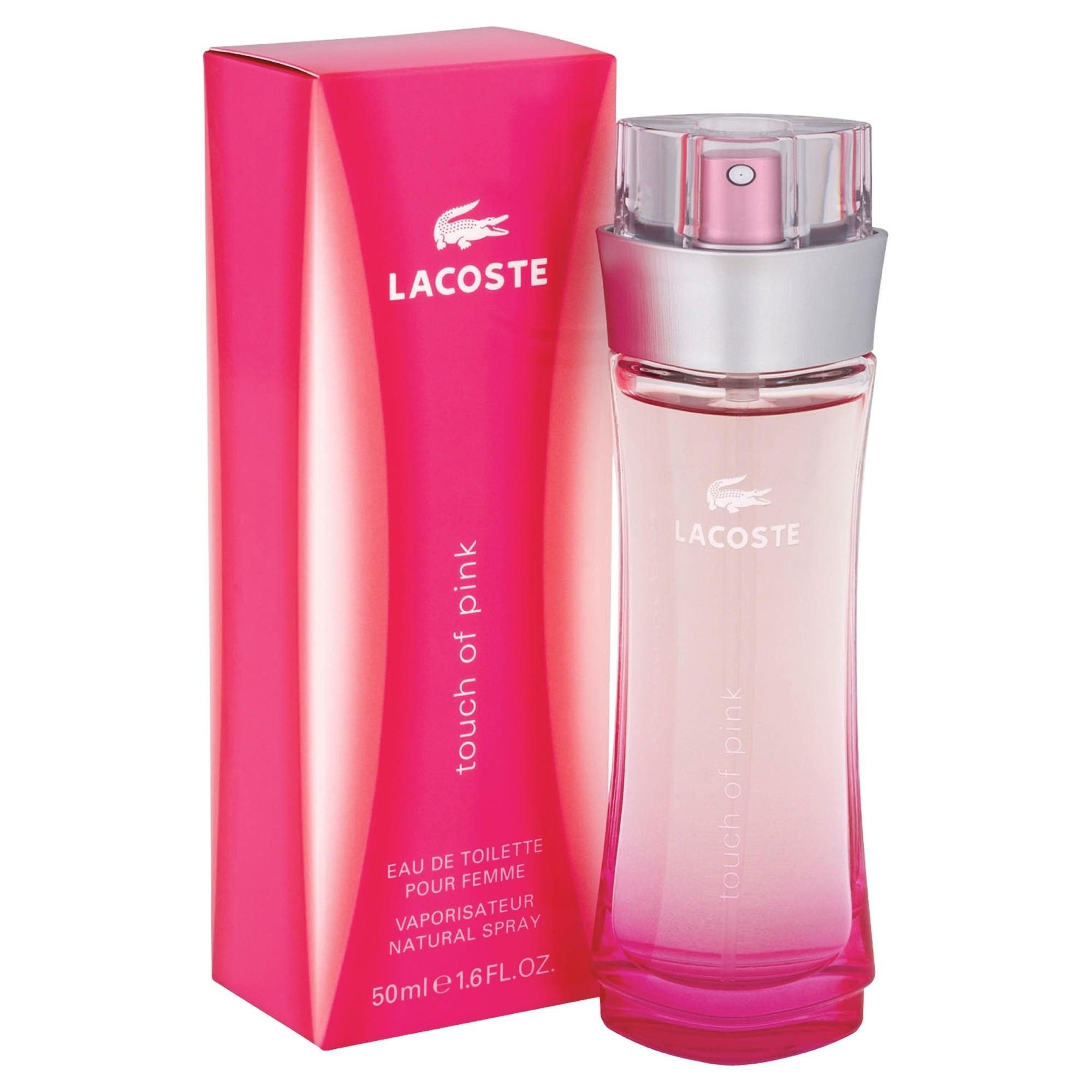 medias Fuera Ceder el paso Perfume Lacoste Touch of Pink Edt 90ml Mujer - mundoaromasperfumes
