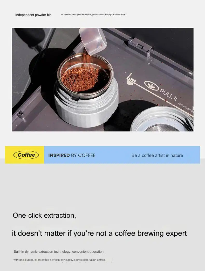 Mobile coffee machine MEACAOFG