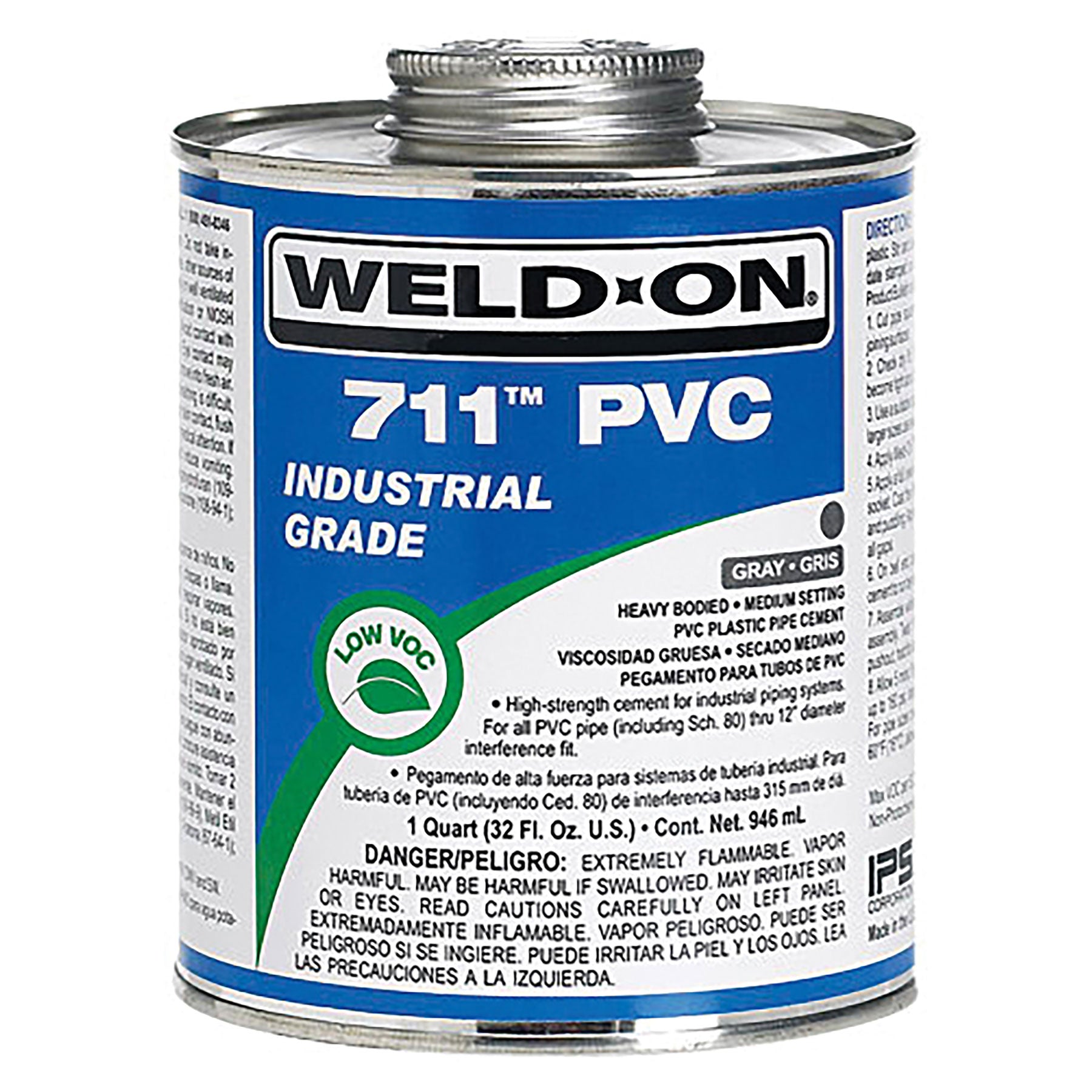 711 PVC Gray Solvent Cement - Alsco Industrial Products product image