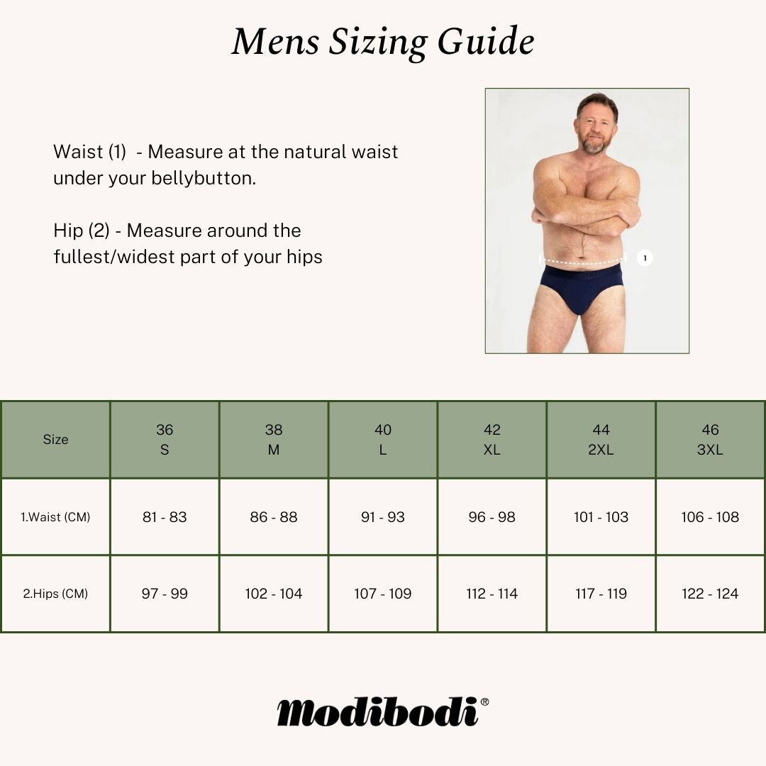 Mens Sizing Guide