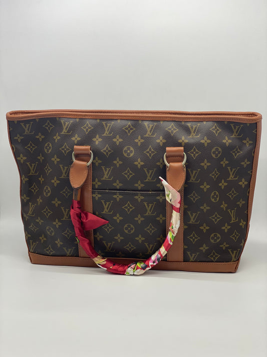 LOUIS VUITTON Monogram Sac Weekend PM Vintage Tote Hand Bag