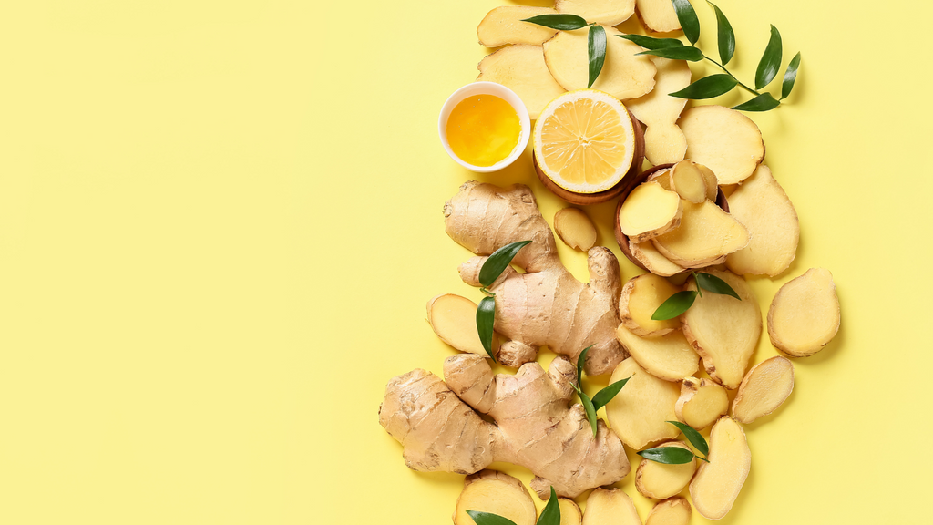 Parts of ginger used for weight loss.