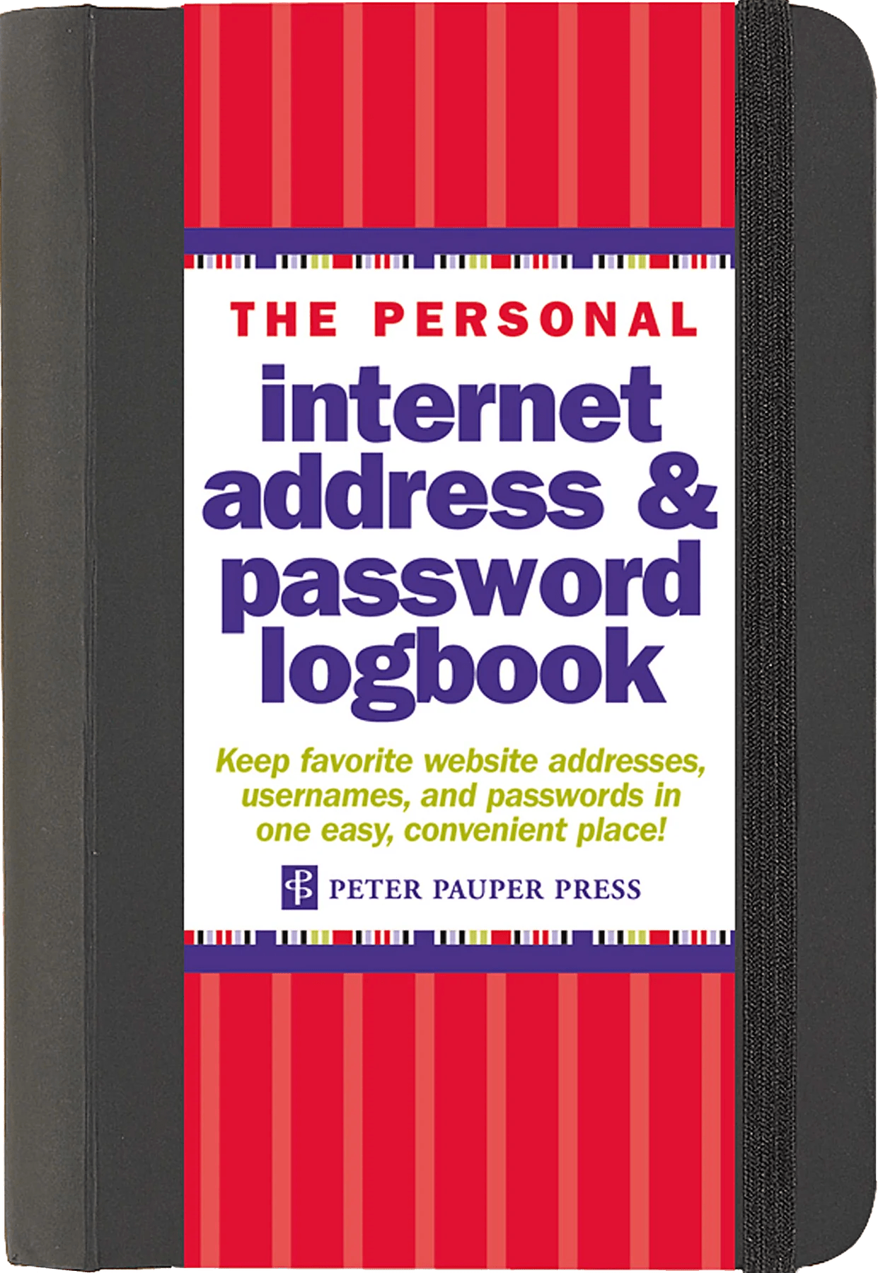 Internet Address and Password Logbook