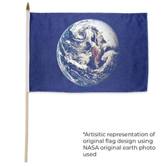 Original Earth Day Flag Artistic Representation