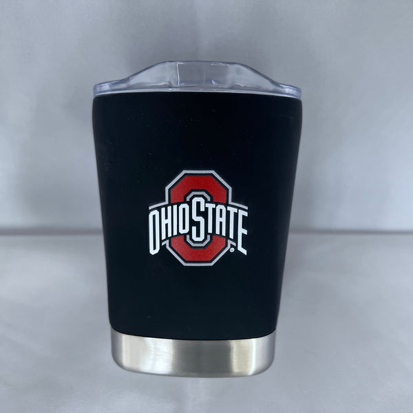 Ohio State Buckeyes 16oz. Soft Touch Ceramic Mug with Lid Two-Piece Set