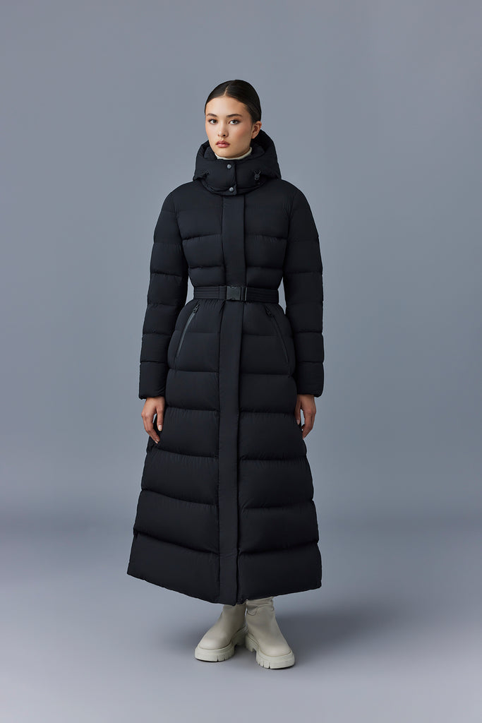 Calina, Lustrous light down maxi coat for ladies | Mackage® US