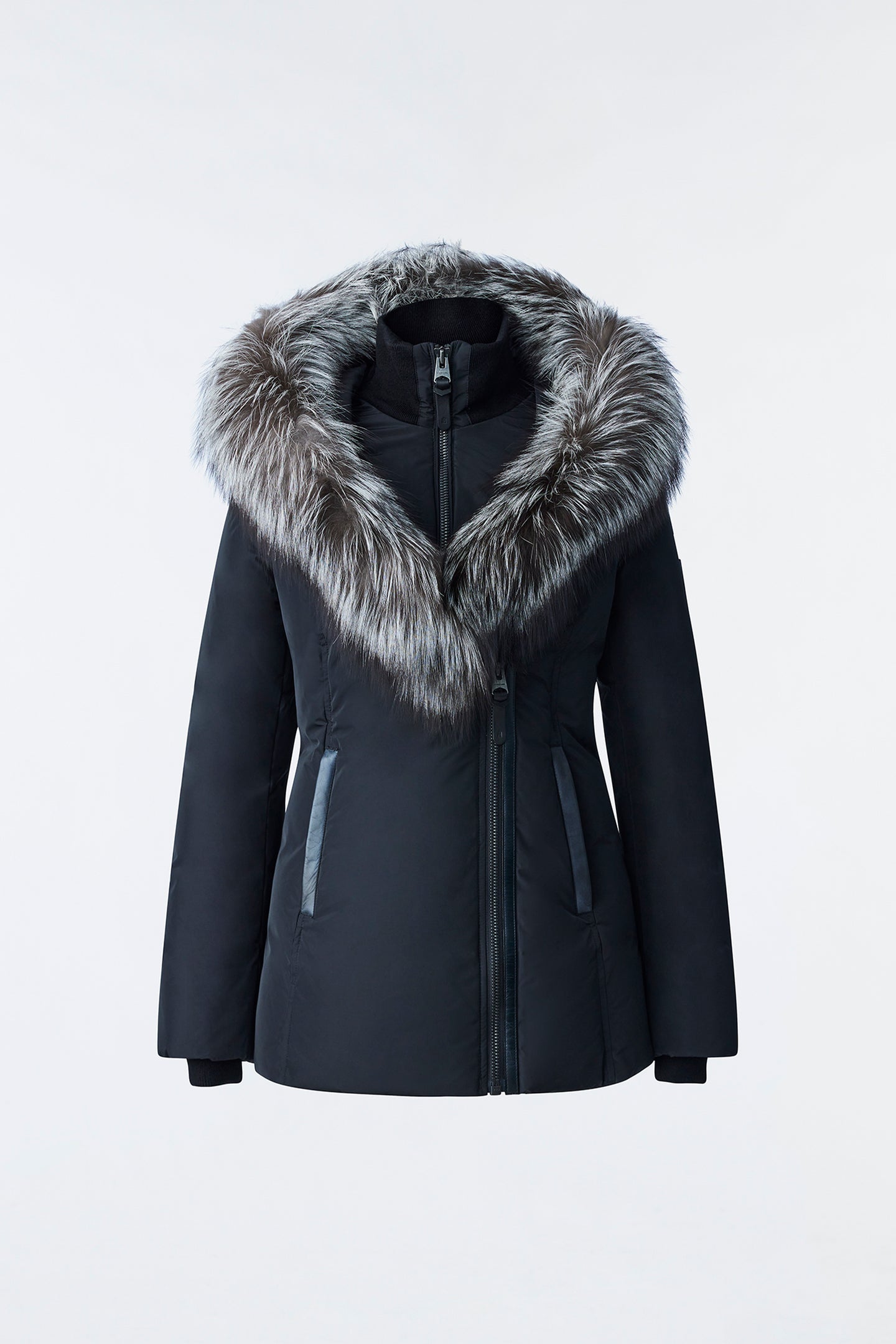 Adali, Down coat with natural fur Signature Mackage Collar for ladies