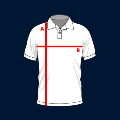 4iCe® Icon Polo Shirt Size Chart