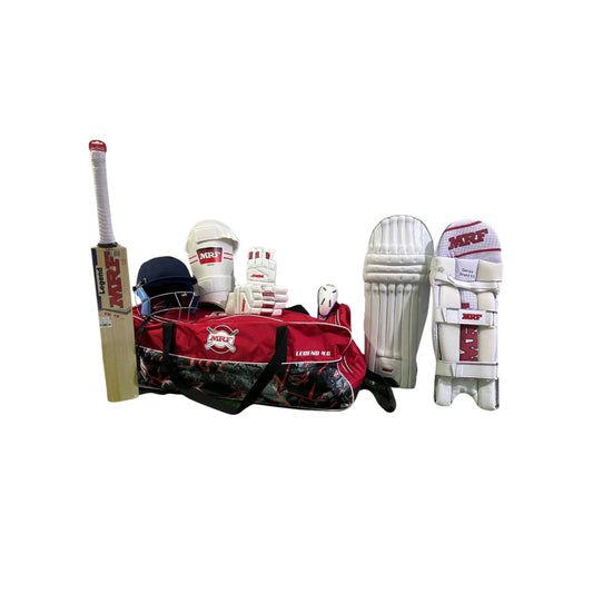MRF Junior English Willow Genius Grand Cricket Kit Set - Complete Cric –  CricketArabia