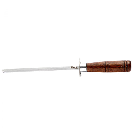 O garfo em aço inox apresenta 8 polegadas de medidas, possuindo cabo em  madeira Jatobá e design rústico na haste cortada a laser. Compre na Cimo!