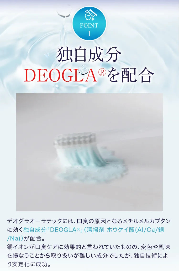 独自成分DEOGLA®を配合