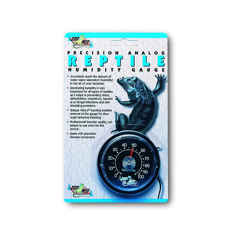New Zoo Med TH-27 Dual Analog Terrarium Thermometer/Humidity Gauge
