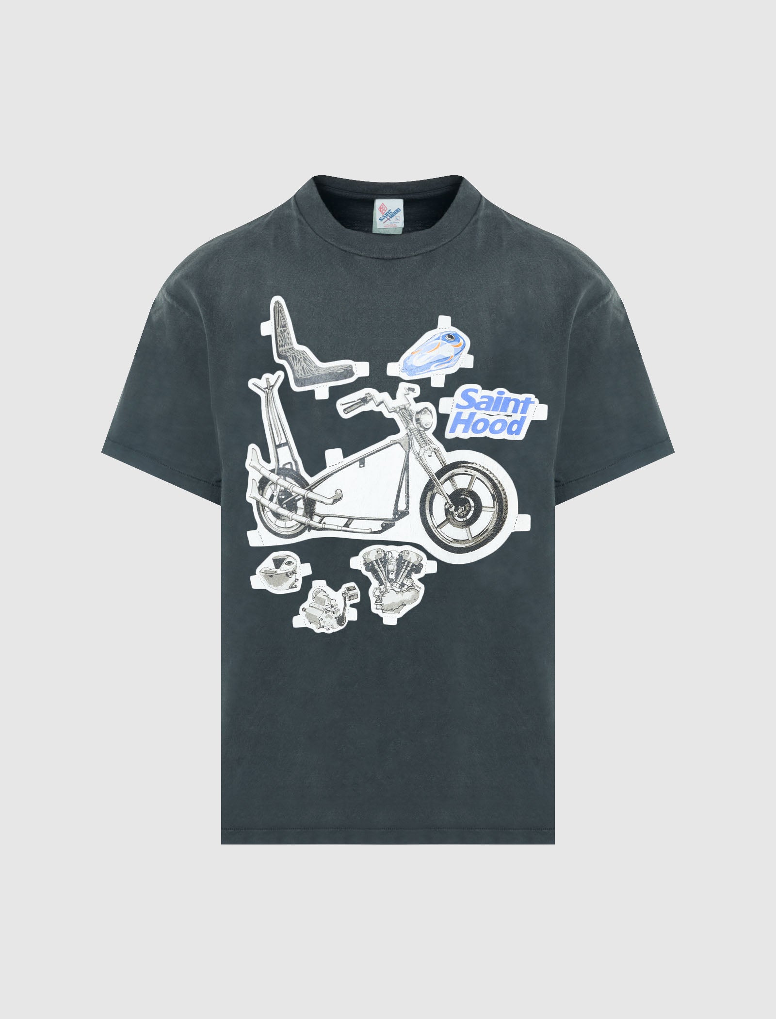 SAINT MICHAEL x NEIGHBORHOOD BIKE SHORT SLEEVE TEE