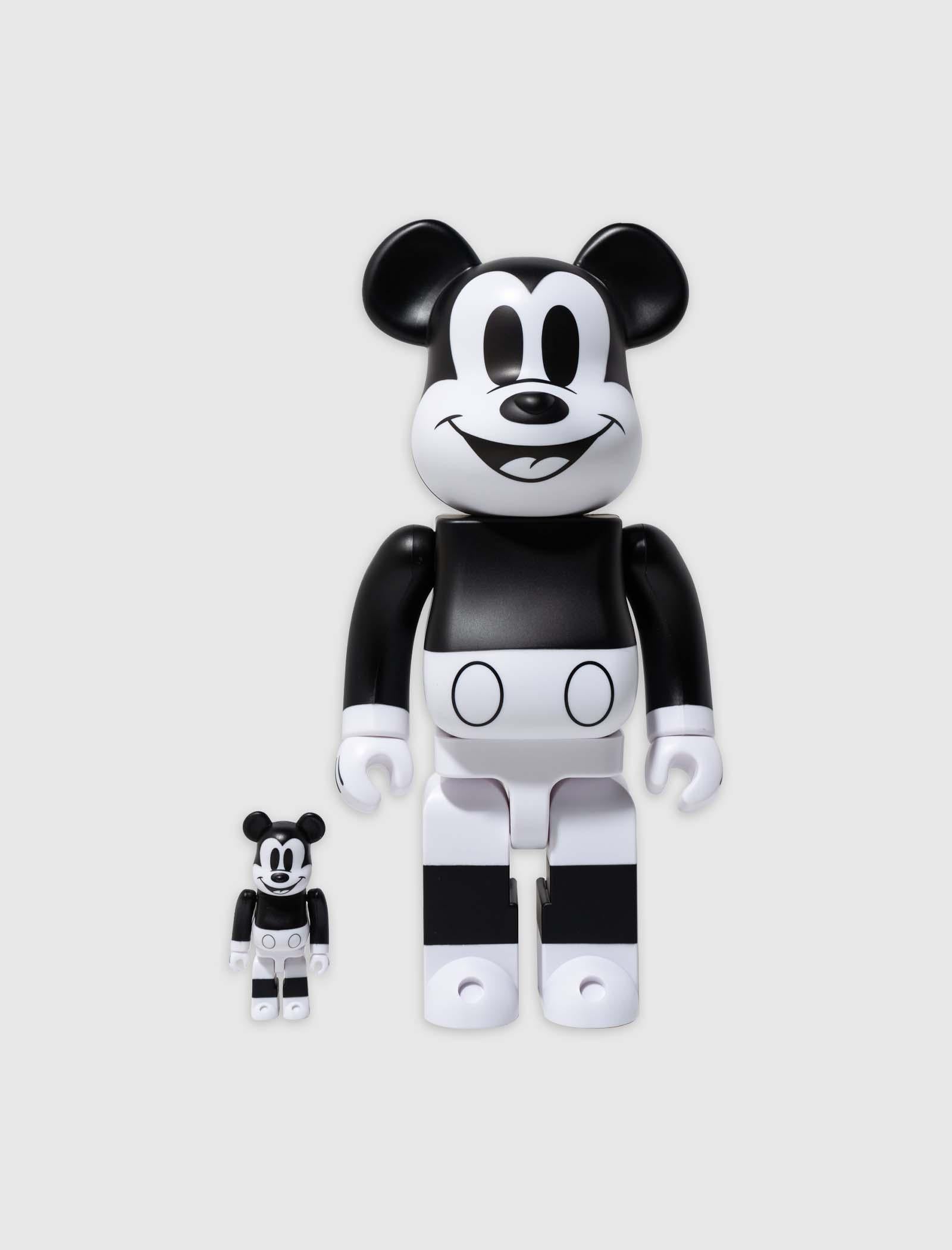 BE@RBRICK MICKEY MOUSE (B&W Ver.) 400％ ベアブリック ミッキー
