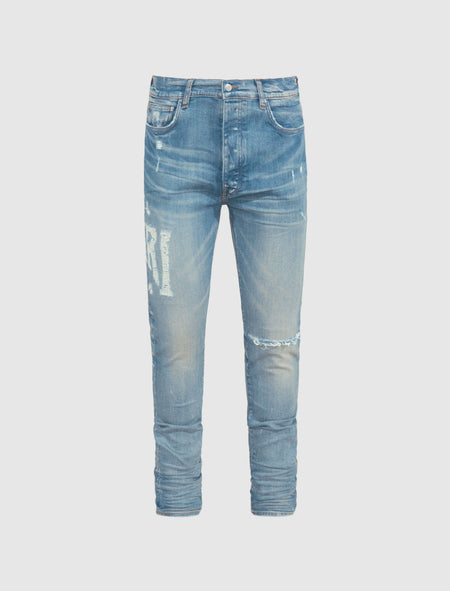 RESORT BLUE HIGH WAIST SHABBIES DRAWSTRING JEAN