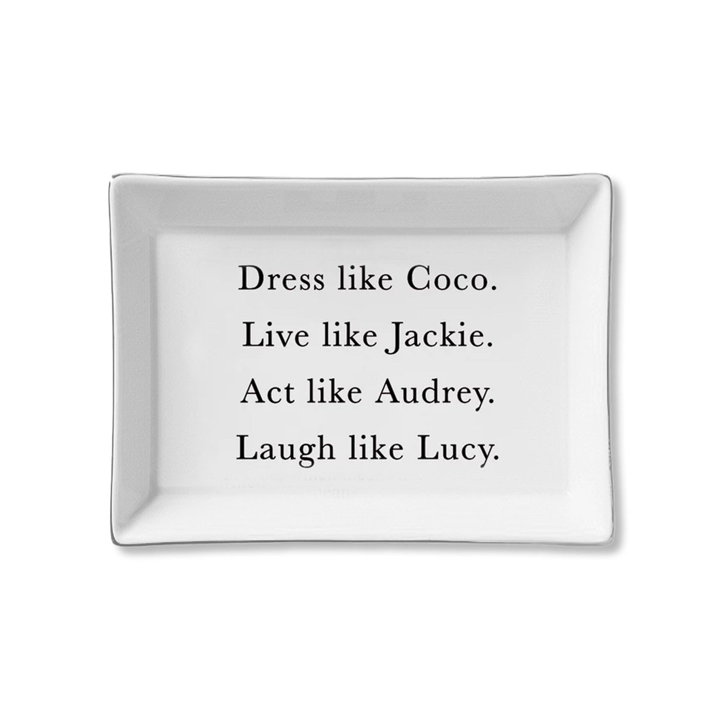 Ceramic Trinket Tray - Dress Like Coco - Maker + Muse