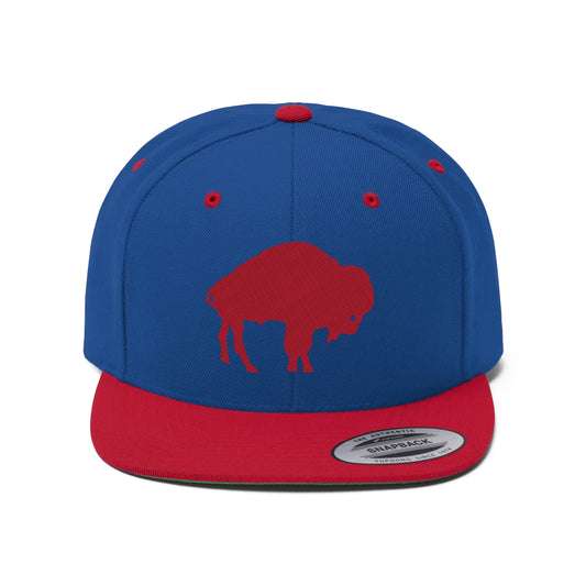 Buffalo Chicken Wing Snapback Unisex Flat Bill Hat – Tilted Buffalo