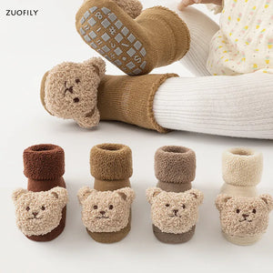 Cute Cartoon Animal Baby Socks - TajExpress