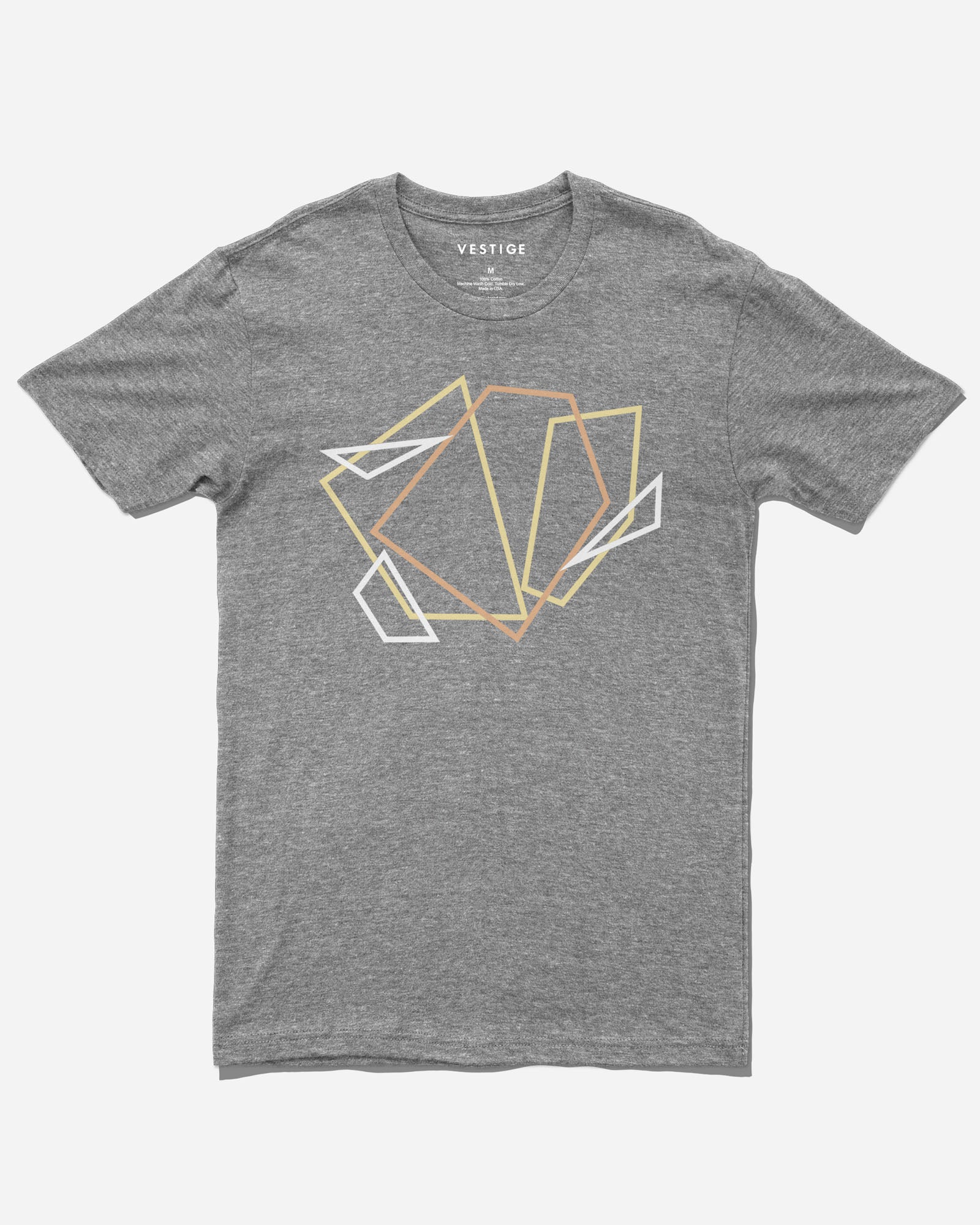 Shape Tangle Tee, Grey Tri-Blend