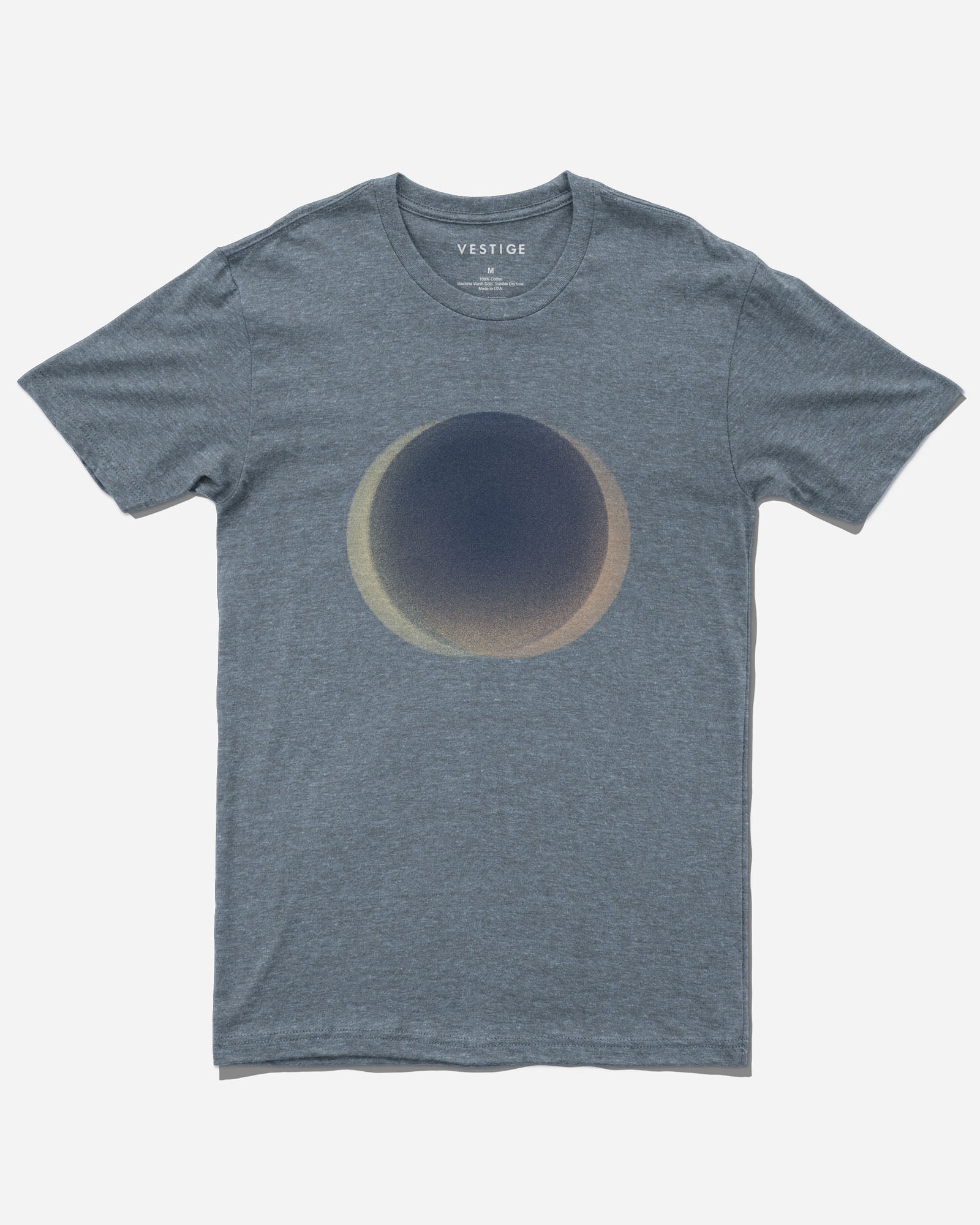 Tri Circle Tee, Indigo Tri-Blend