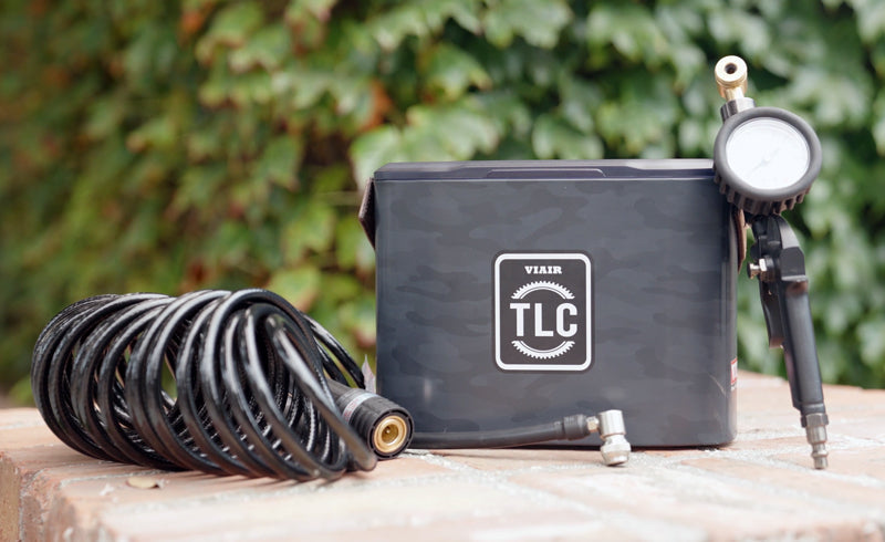 TLC Lite with 30 foot Coil hose, Tire Inflation gun, 90 degree chuck and Presta valve adapter.