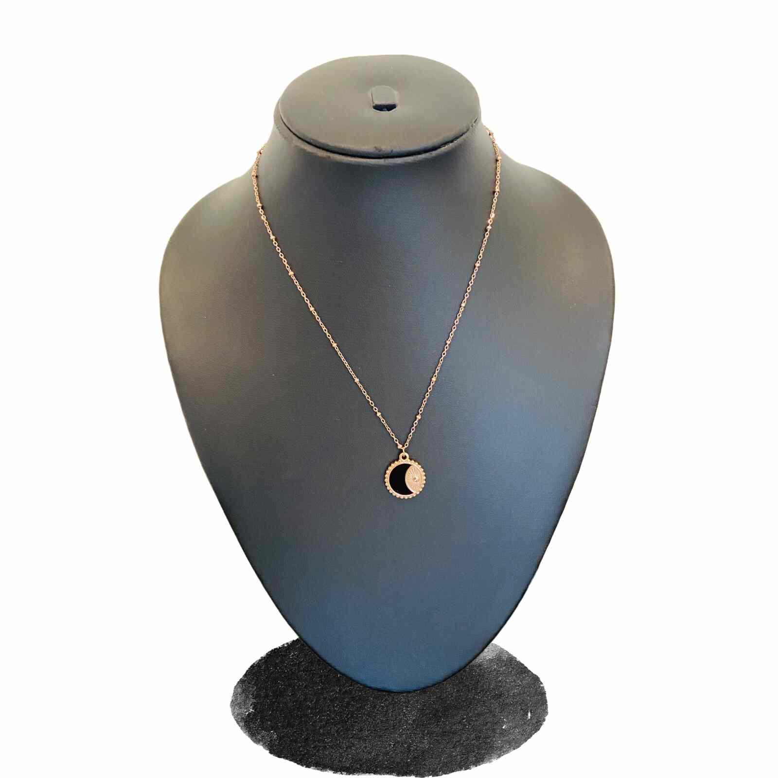 Sun and moon necklace, astrology pendant, Celestial Jewelry ,bridesmai –  jillmakes