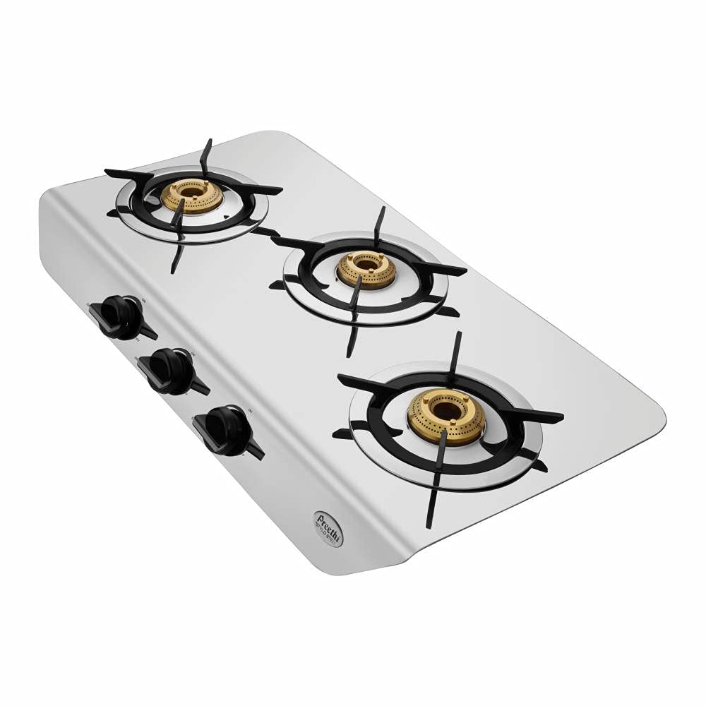 preethi 4 burner stainless steel gas stove price