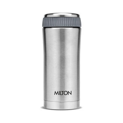 Milton Elfin 160, Double Wall Vacuum Insulated Flask, 160 ml | 5.4 oz | Hot  & Cold Water Bottle, 18/8 Stainless Steel, Compact Flask, Durable Body